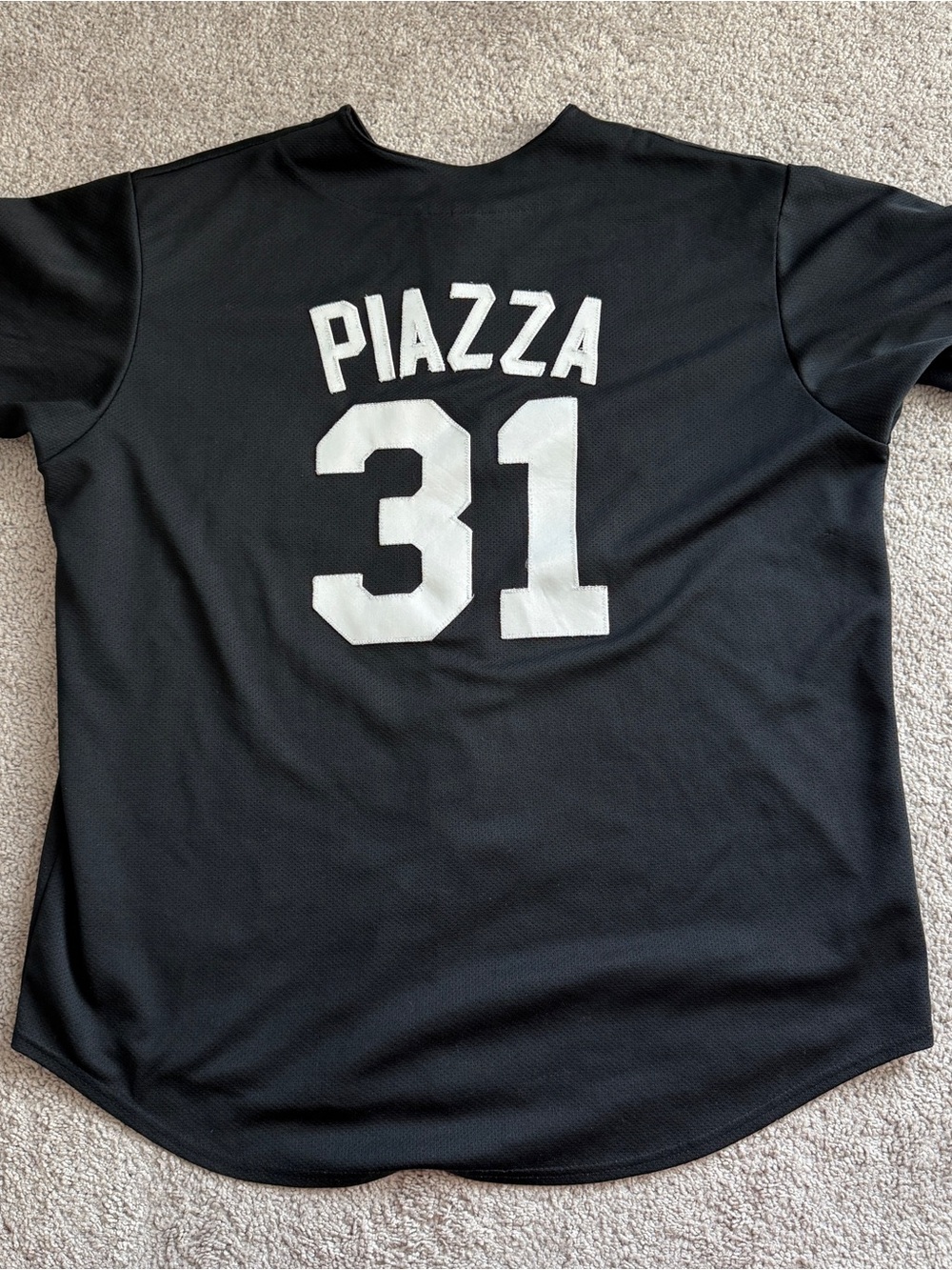 Vintage New York Mets Mike Piazza #31 Majestic Jersey 25” Alternate Sewn MLB